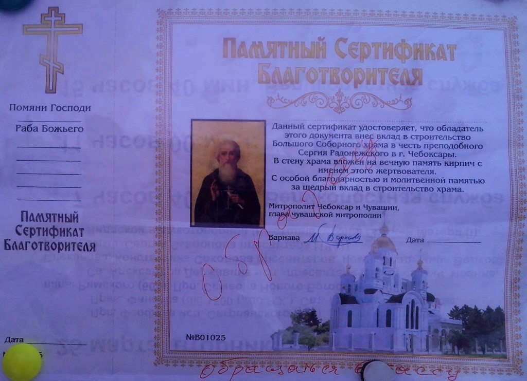 Расписание служб